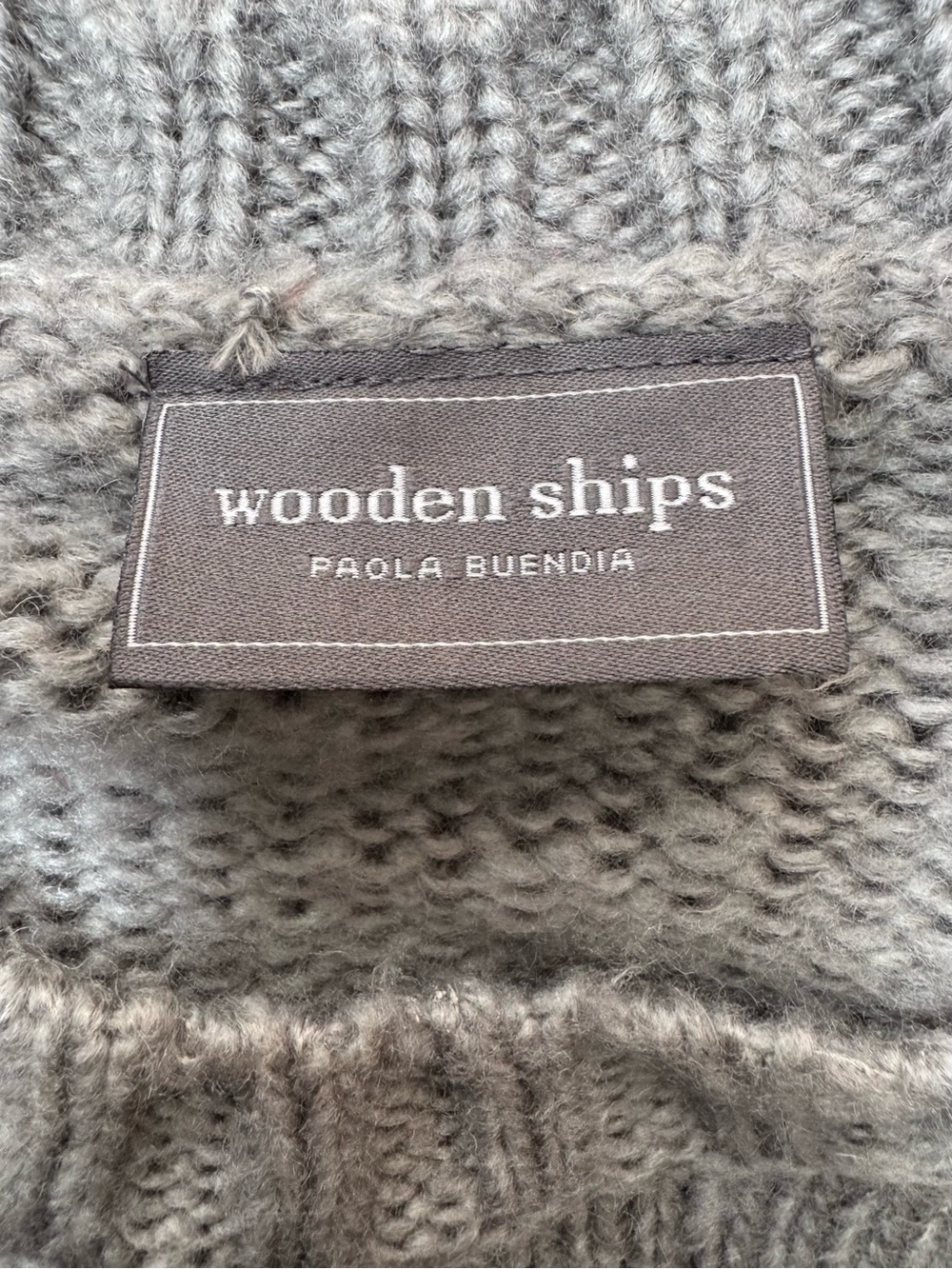 Wooden Ships Wonderful Christmas Sweater Women XS/S Car Gifts Wreath Holiday - Picture 11 of 12